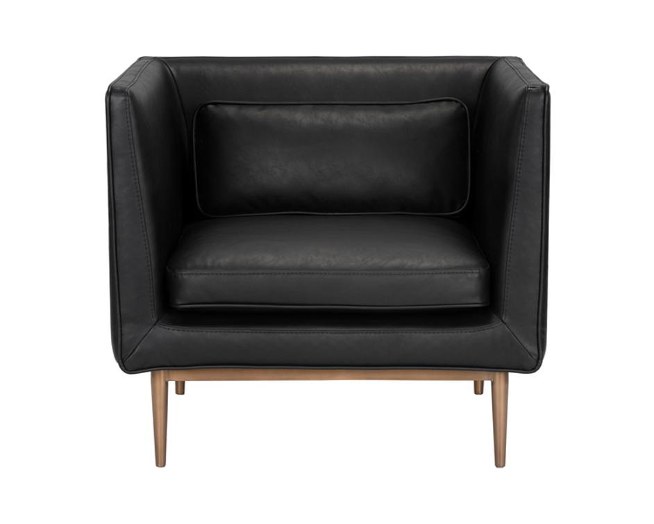 BATAVIA ARMCHAIR - VINTAGE BLACK by Sunpan