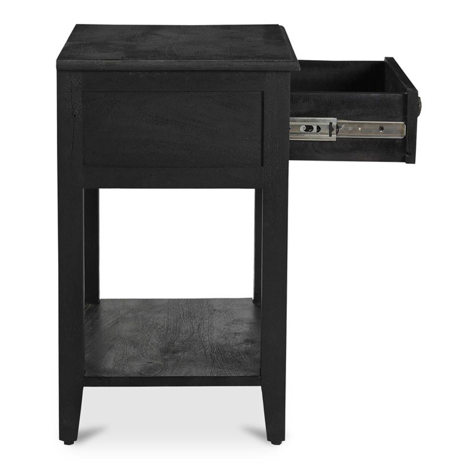 Corrine Nightstand Antique Black by Moes Home