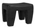 Sumo Stool, Black Burnt by Noir Furniture