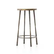 Westwood Counter Stool In Antique Brass by FOUR HANDS