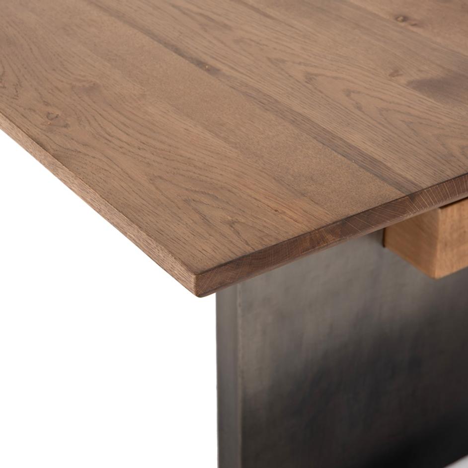 Brennan Dining Table-Dove Oak by FOUR HANDS