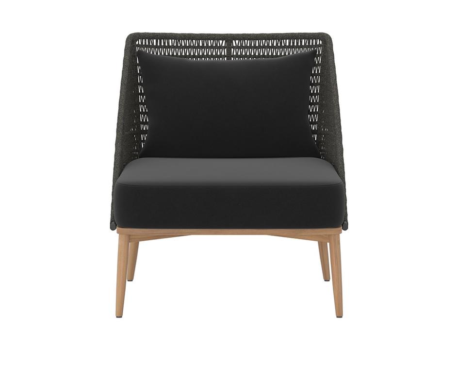 ANDRIA LOUNGE CHAIR - ARASHI BLACK by Sunpan