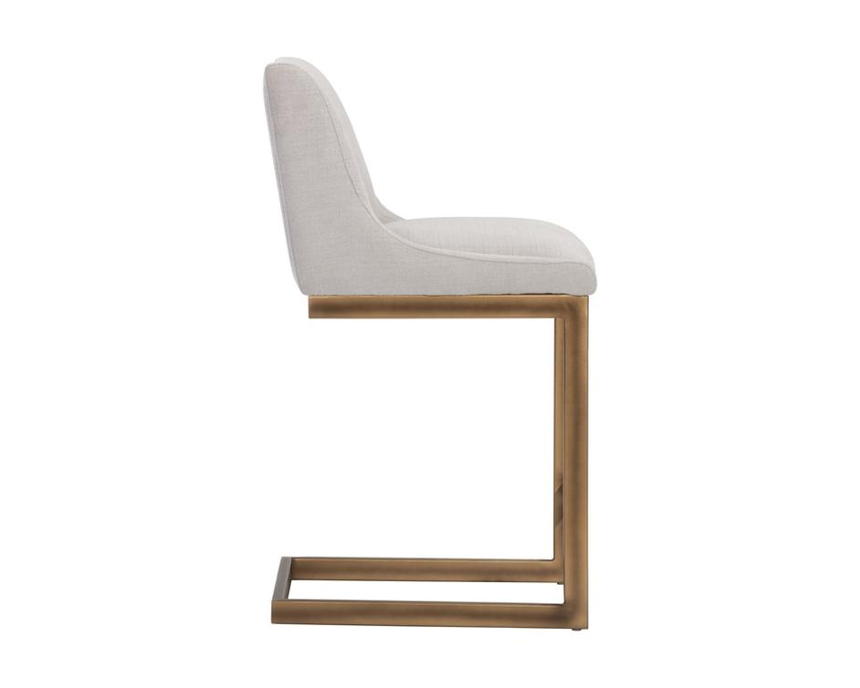 Holly Counter Stool - Zenith Soft Grey by Sunpan