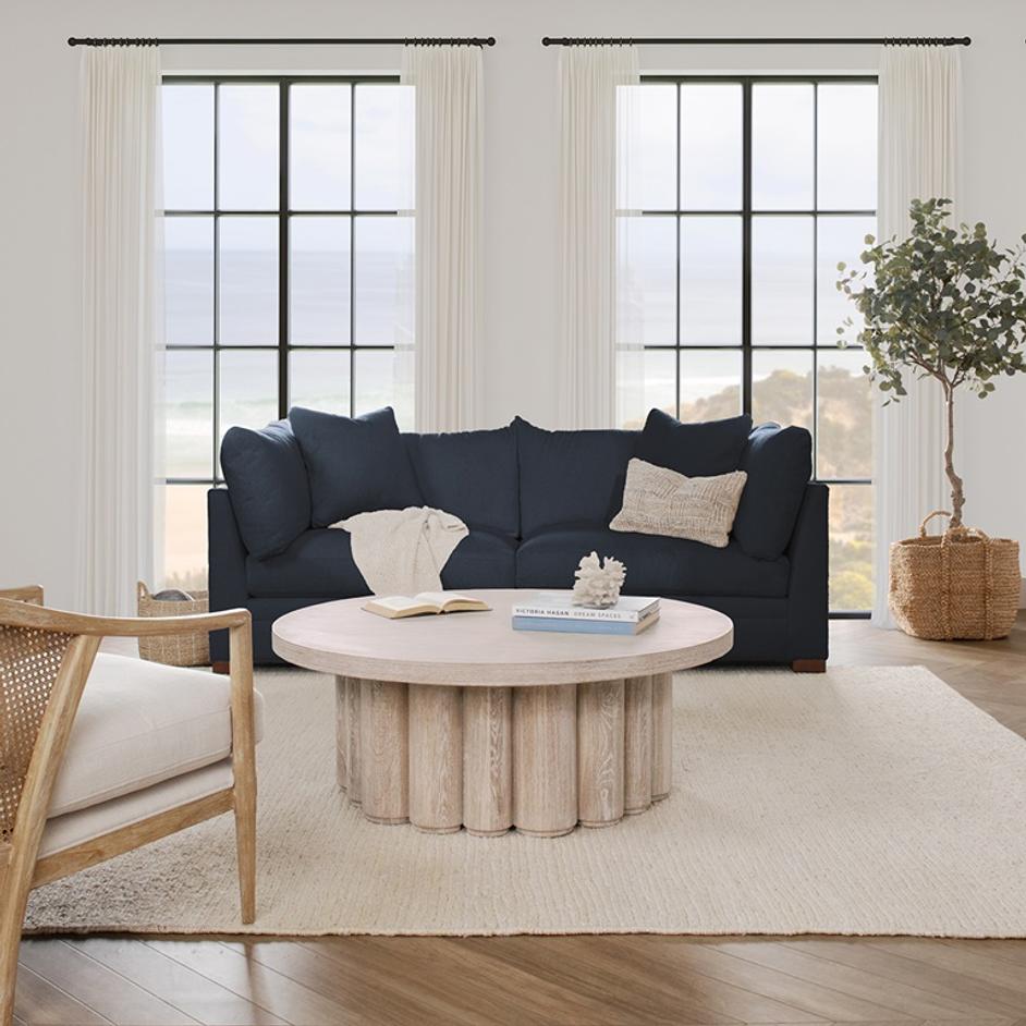 Audrey Upholstered Sofa Rise by Classic Home