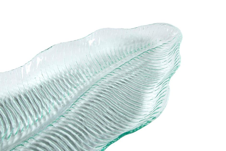 Large Glass Platter by Furniture Classics