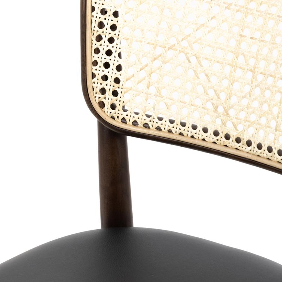 Court Dining Chair In Noir by FOUR HANDS