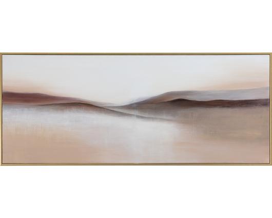 DESERT SANDS - 72" X 30" - GOLD FLOATER FRAME by Sunpan