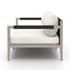 Sherwood Outdoor Sofa 63" In Weathered Grey by FOUR HANDS