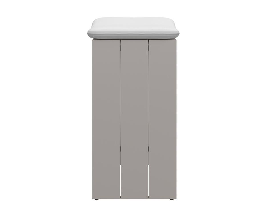 VERIN BARSTOOL - GREIGE - STINSON WHITE by Sunpan