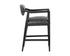 KEAGAN COUNTER STOOL - BRENTWOOD CHARCOAL LEATHER by Sunpan