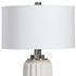 Azariah White Crackle Table Lamp by Uttermost
