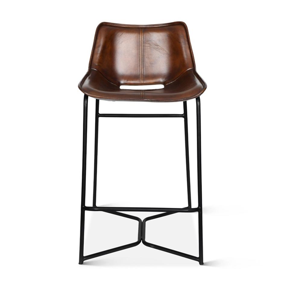 Essex Stanley Counter Chair, Hand Washed Chestnut by Home Trends & Design