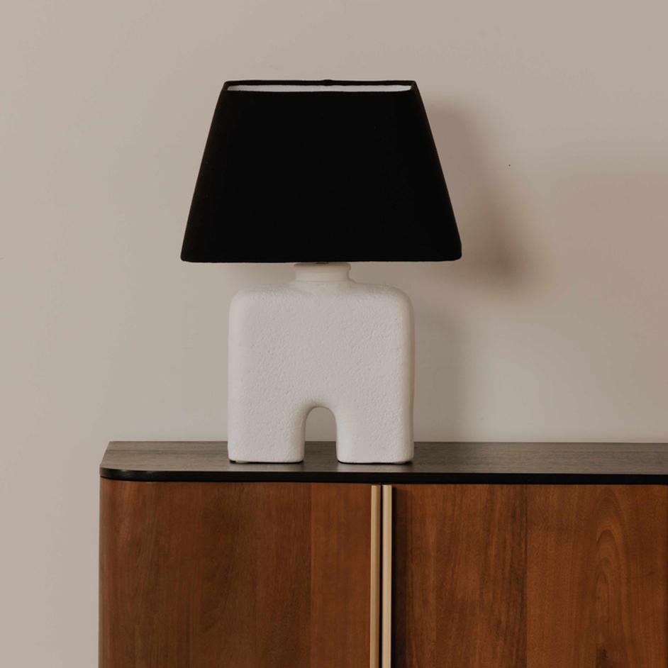 Yara Table Lamp White by Moes Home