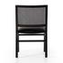 Sage Dining Chair In Antwerp Noir And Brushed Ebony Beech And Brushed Ebony Cane by Four Hands