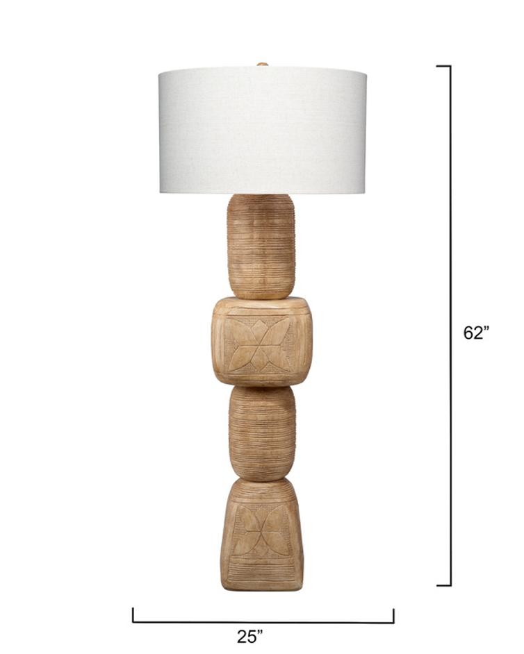 Totem Wood Floor Lamp by Jamie Young