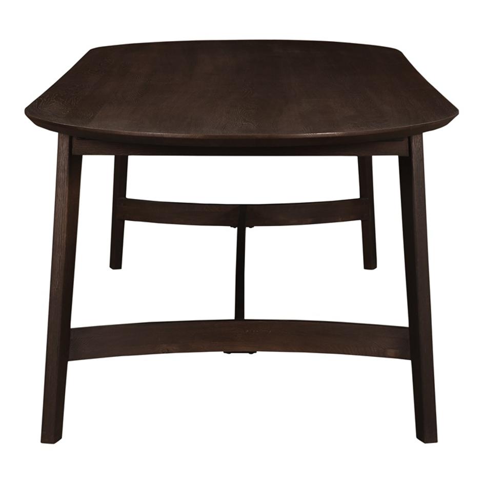 TRIE DINING TABLE SMALL DARK BROWN by Moes Home
