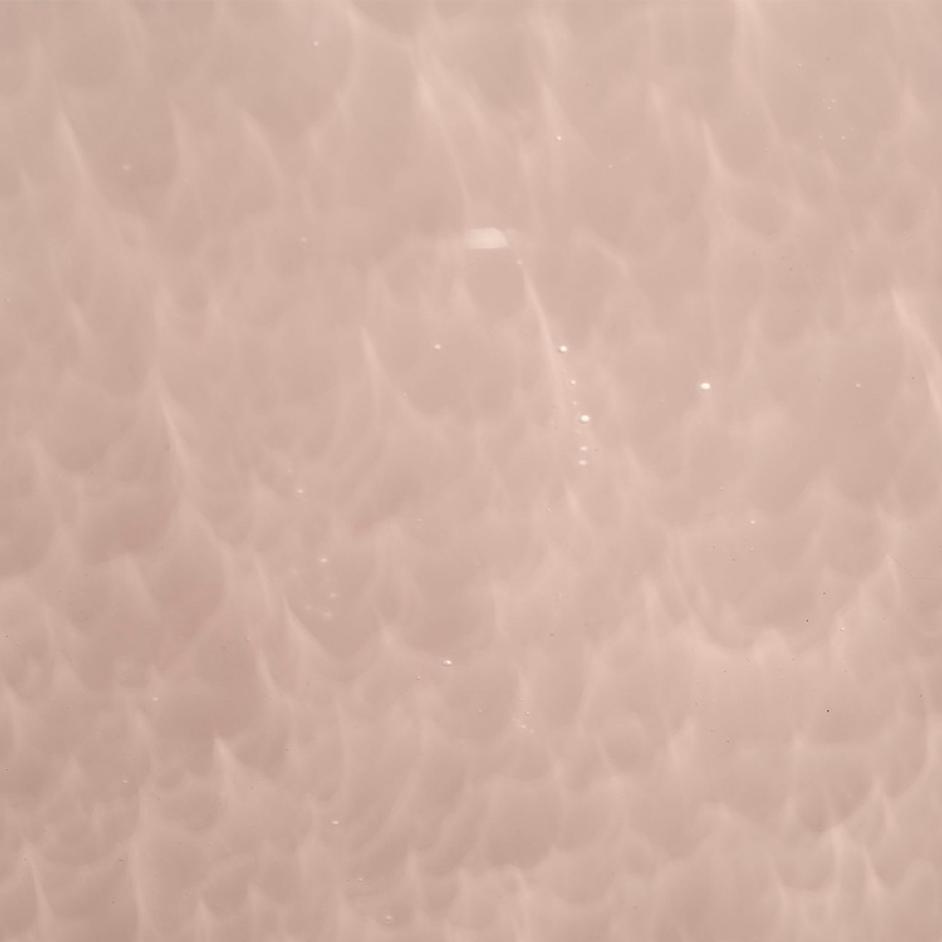 Dottie Blown Glass Table Lamp with Raffia Shade, Pink by Jamie Young