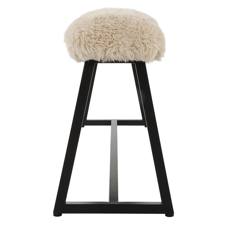 Taupo Sheepskin Bench by Uttermost