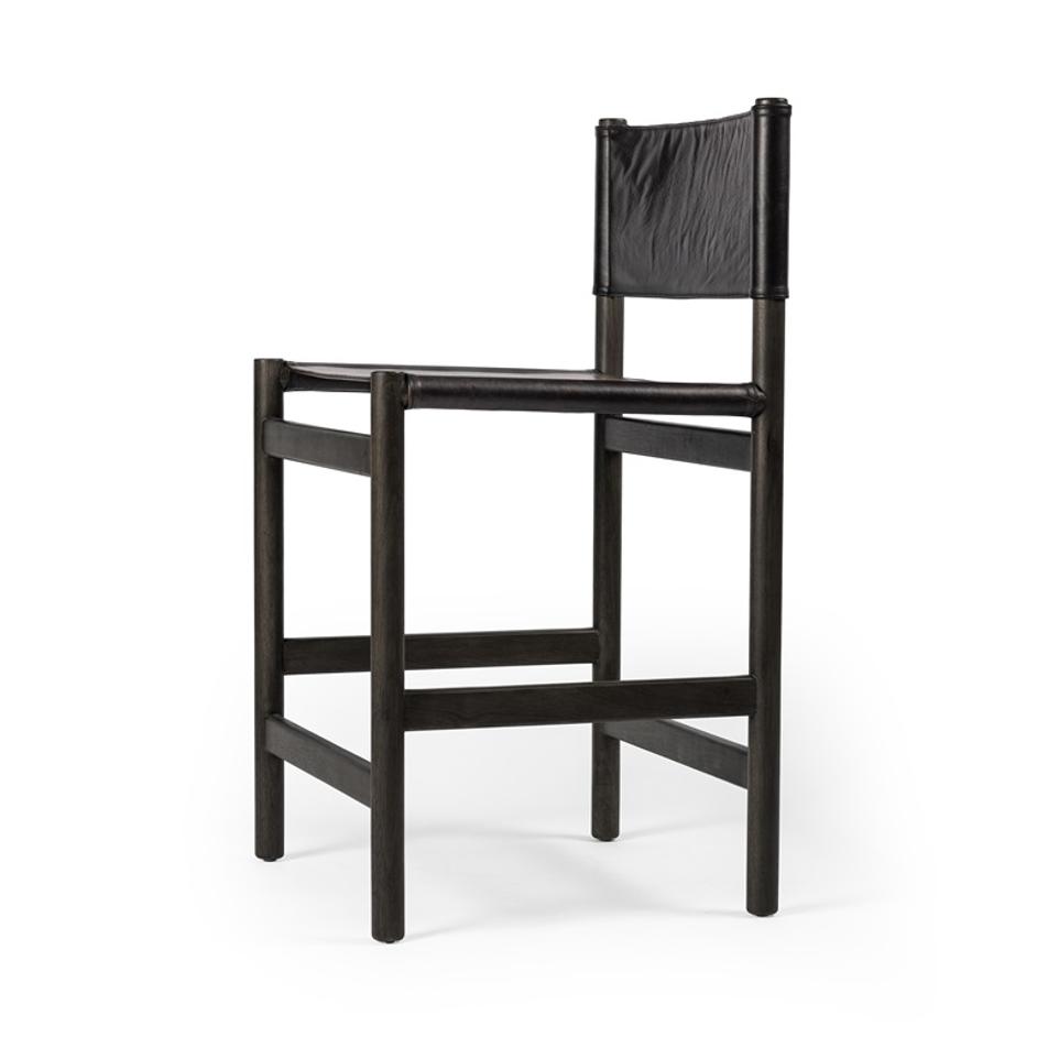 Kena Stool In Sonoma Black In Bar by FOUR HANDS