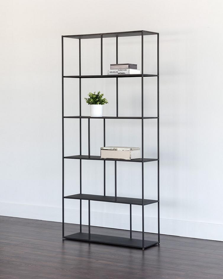 Eiffel Bookcase - Large - Black by Sunpan