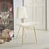 Snyder Performance Velvet Dining Side Chair In Ivory by Modway Furniture
