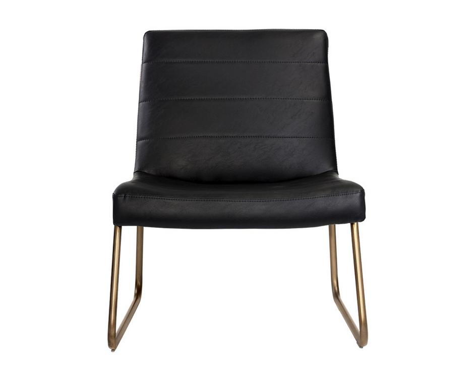 Anton Lounge Chair - Vintage Black by Sunpan