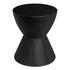 Hourglass Outdoor Stool Black by Moes Home