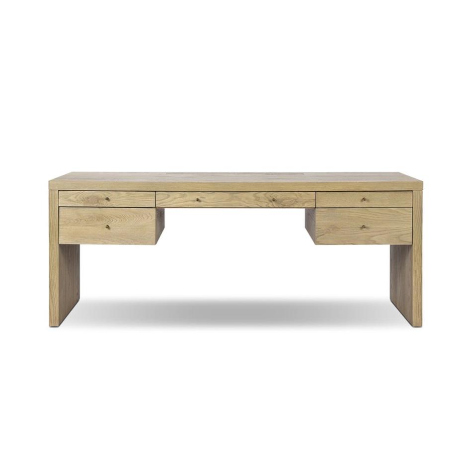 Torrington Desk - Sandy Oak Resawn by Four Hands