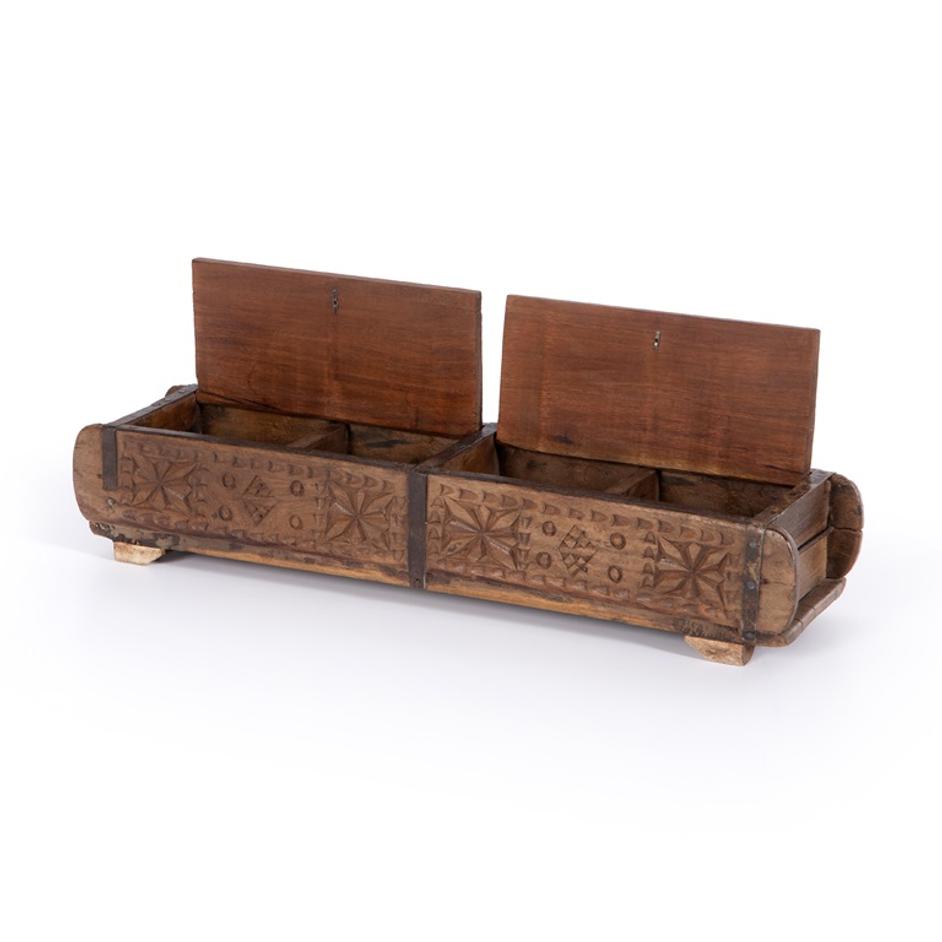 Found Carved Box In Reclaimed Natural by FOUR HANDS