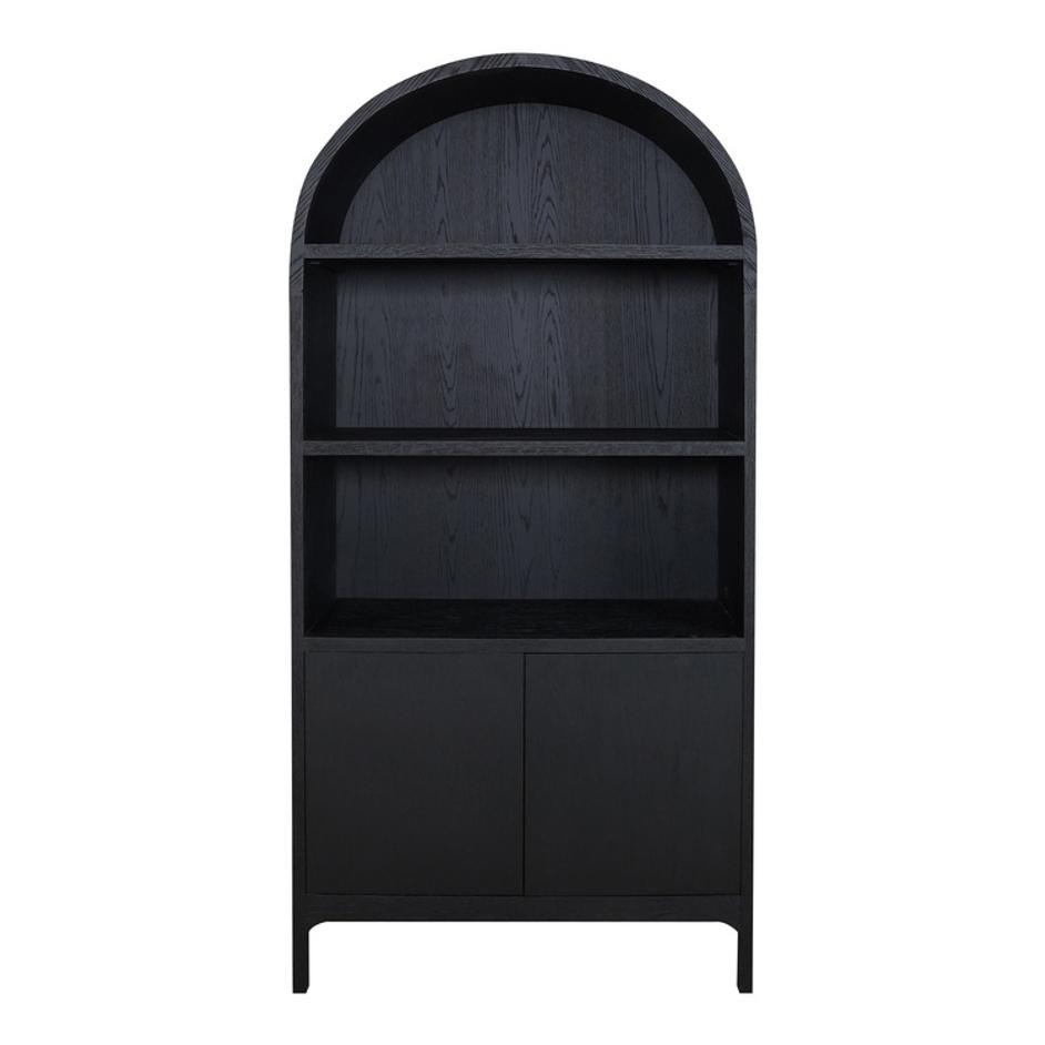 Wilde Display Cabinet Black Oak by Moes Home