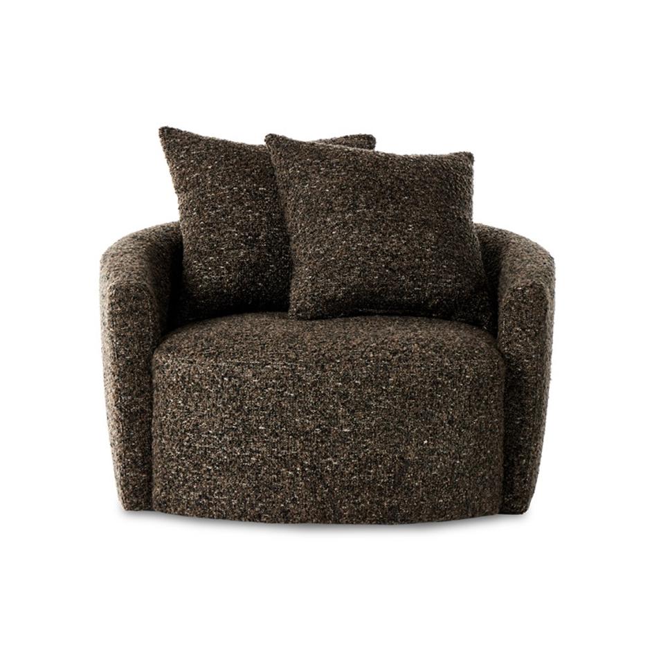 Chloe Swivel Chair In Ivan Granite by FOUR HANDS
