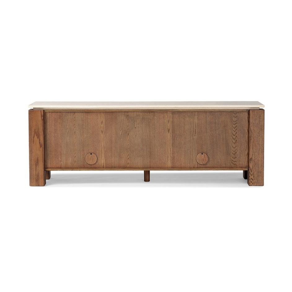 Gibbs Media Console - Tan Oak Veneer by Four Hands