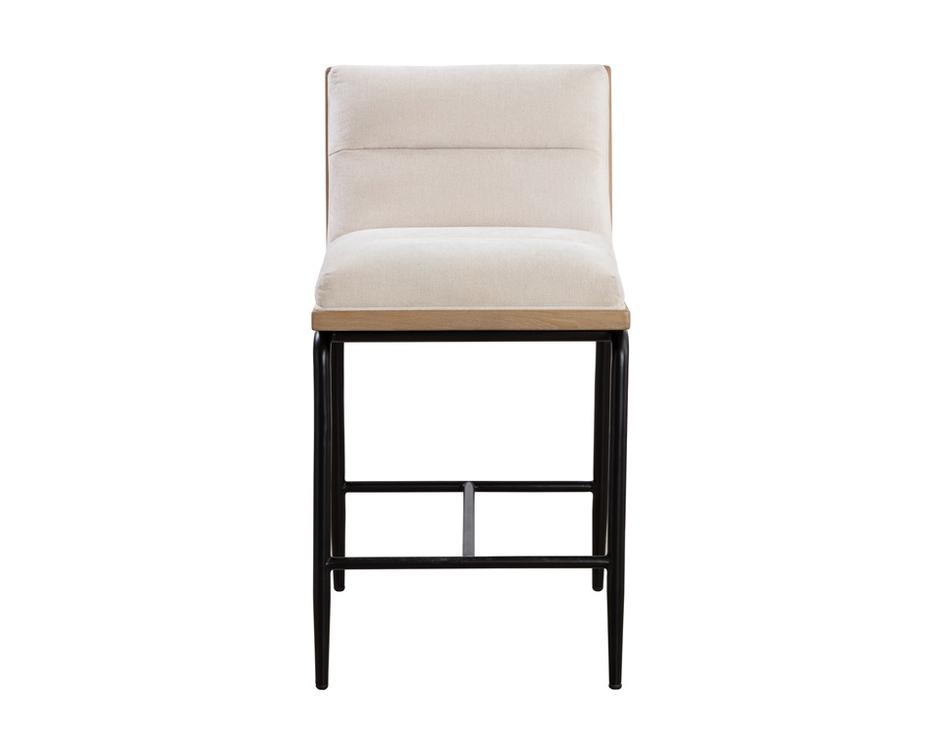 ABILENE COUNTER STOOL - POLO CLUB MUSLIN by Sunpan