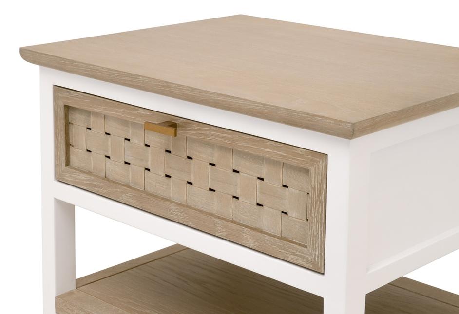 Weave 1-Drawer Side Table by Essentials For Living