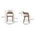Martens Counter Stool Camel by Moes Home