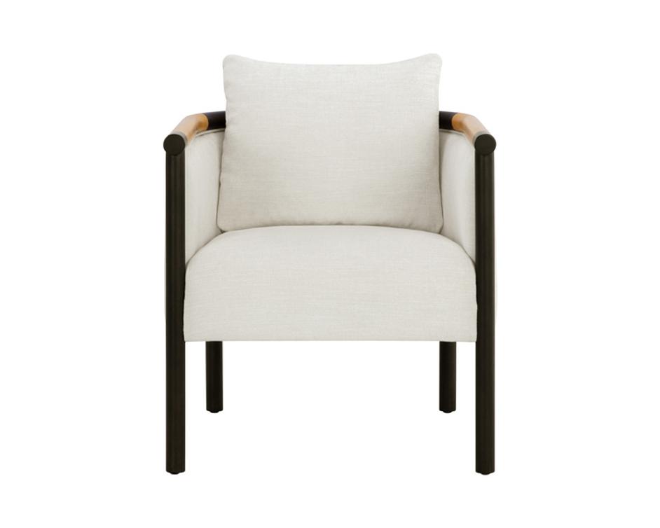 WILDER LOUNGE CHAIR - HEATHER IVORY TWEED by Sunpan