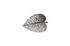 Birch Leaf Wall Art, Silver, XS by PHILLIPS COLLECTION