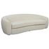 Capra Art Deco White Sofa by Uttermost