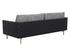 ASHI SOFA - NASH ZEBRA / COAL BLACK by Sunpan
