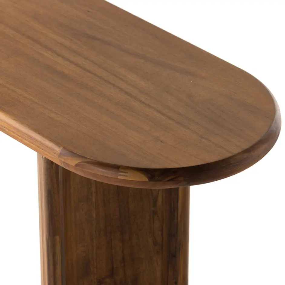 Paden Console Table - Sandy Acacia Solid by Four Hands
