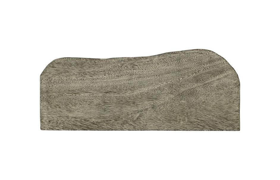 Floating Wall Shelf, Gray Stone, Large by Phillips Collection