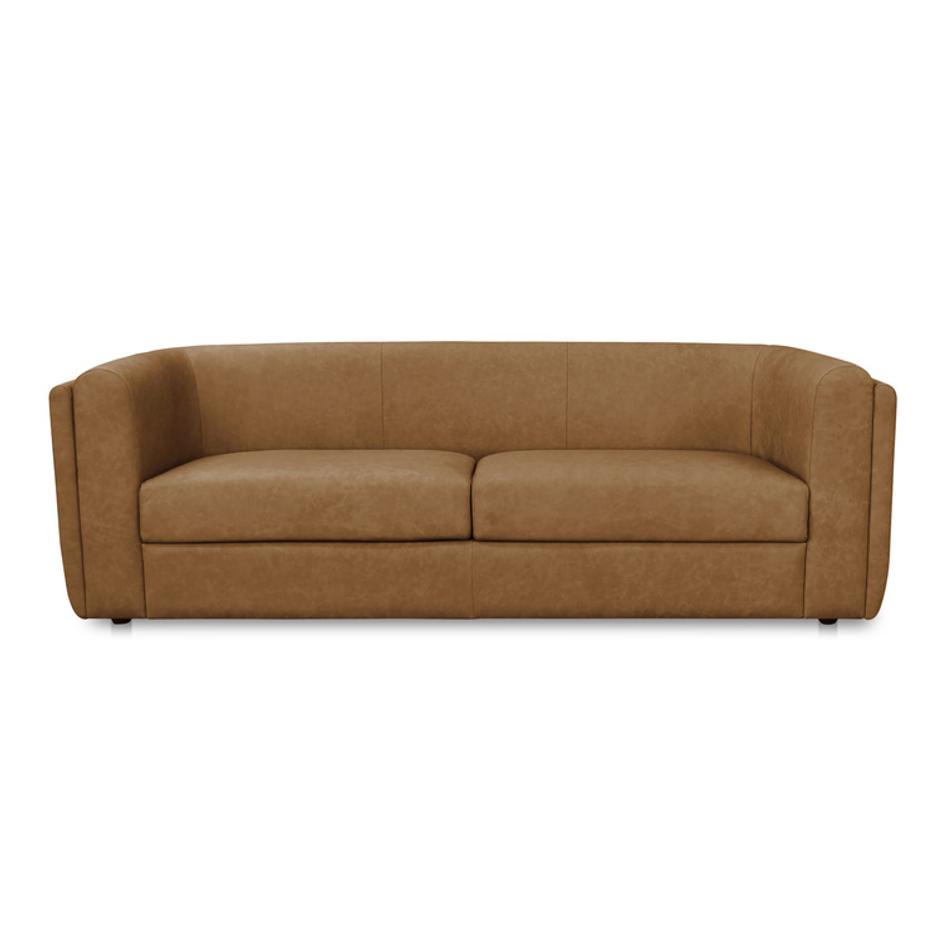 Alora Sofa Tan Leather by Moes Home