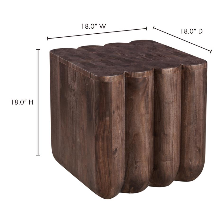 Punyo Punyo Accent Table Espresso Brown by Moes Home