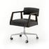 Tyler Traditional Desk Chair-Chaps Ebony by FOUR HANDS