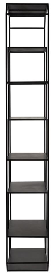 Marquise Bookcase, Black Steel by Noir Furniture