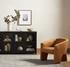 Millie Small Cabinet In Drifted Matte Black by FOUR HANDS