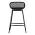PIAZZA OUTDOOR COUNTER STOOL BLACK-M2 by Moes Home