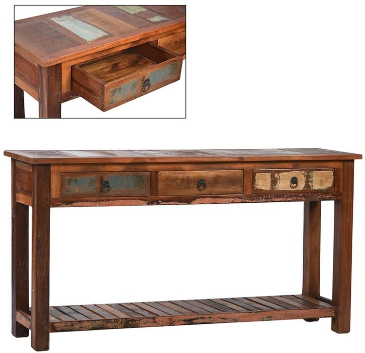 Nantucket Wood Console by Dovetail