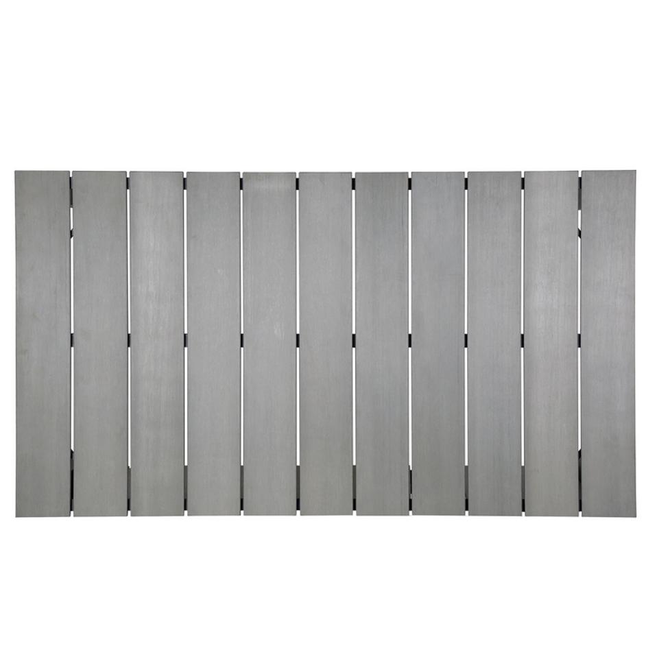 Vermont 63" Outdoor Patio Dining Table In Brown Gray by Modway Furniture