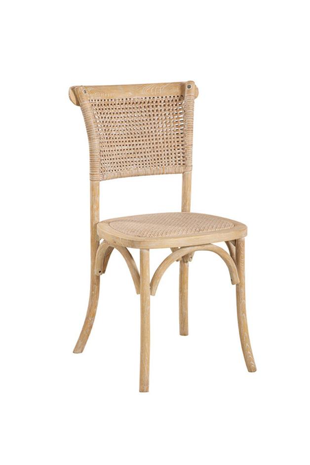 White Washed Halsey Side Chair by Furniture Classics